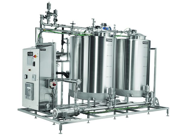 Cip Rinse Recovery Tank CIP & Sanitizer Skids | COP & Rinse Recovery Systems | Fogg Filler